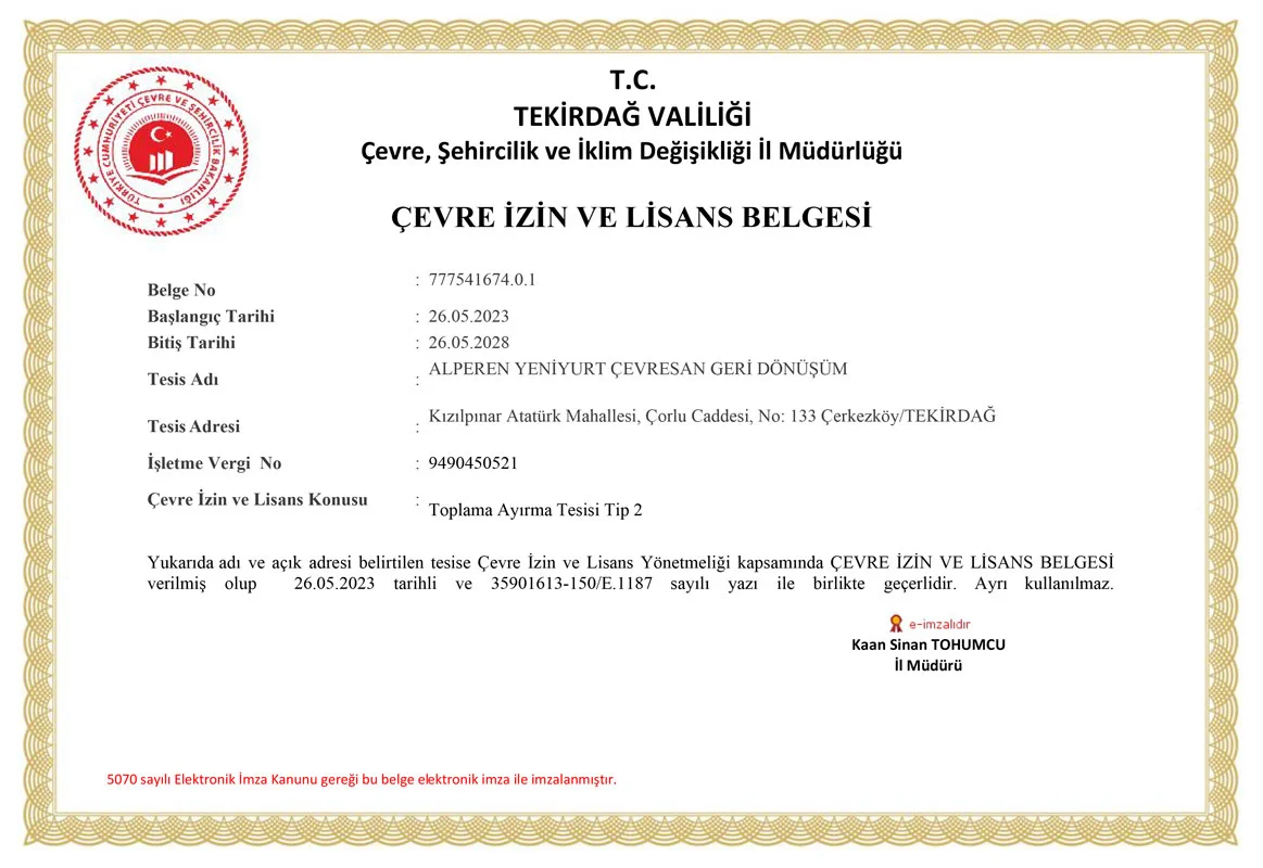 cevresan cevre izin lisansi